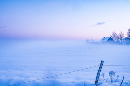 Winters ochtendlicht