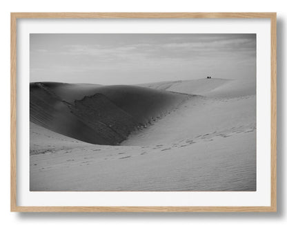 Monochroom strandleven