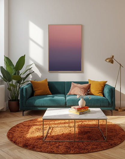 De kleuren van een zonsondergang